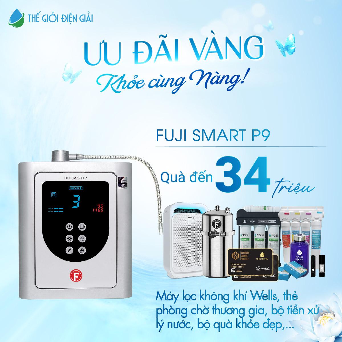 Máy điện giải Fuji Smart P9 Nhật Bản