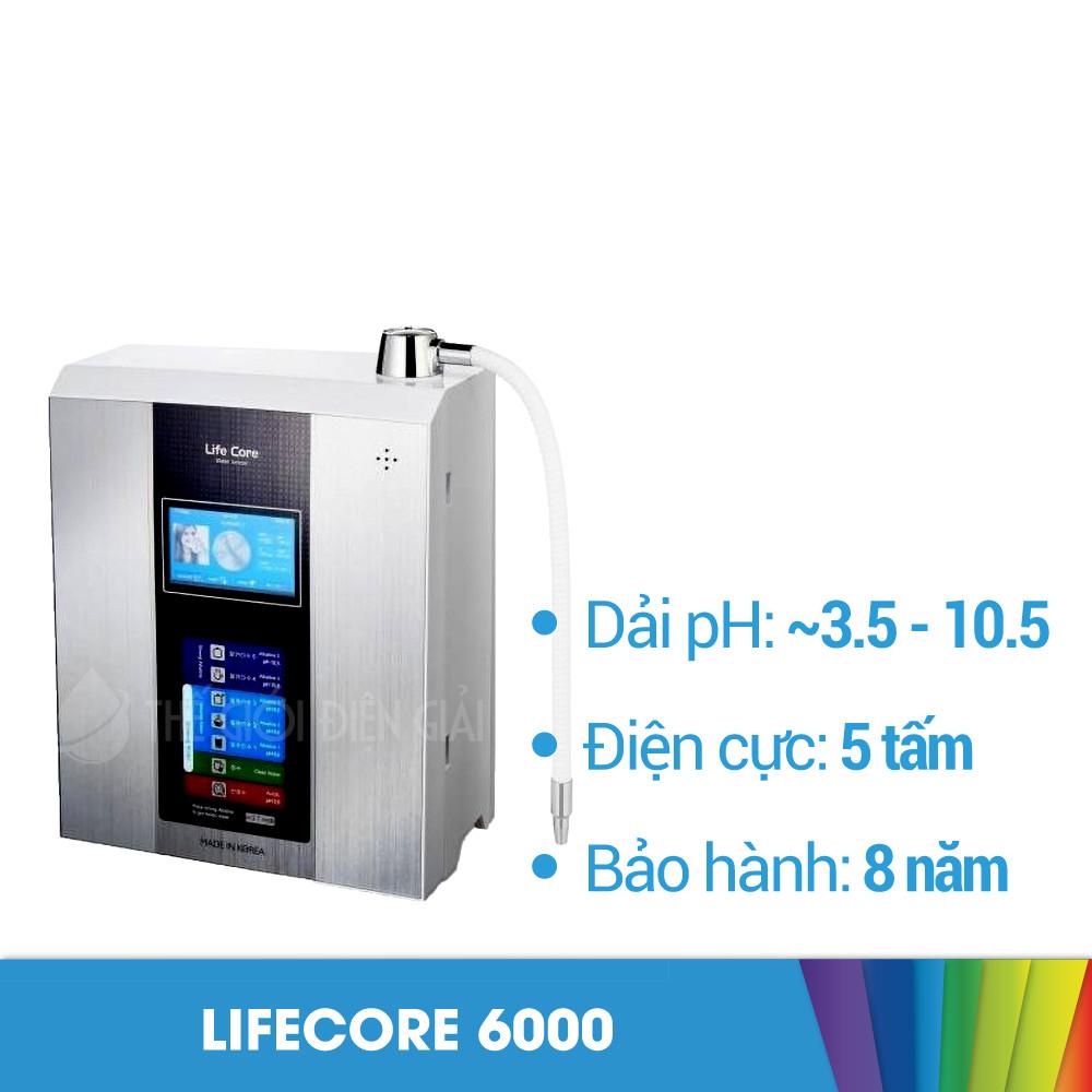 Máy lọc nước iON kiềm Lifecore 6000