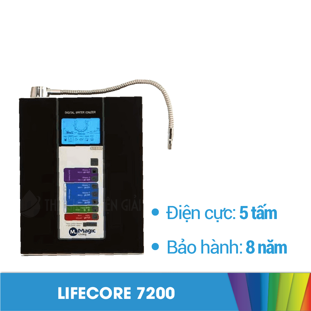 Máy lọc nước điện giải iON kiềm Lifecore 7200