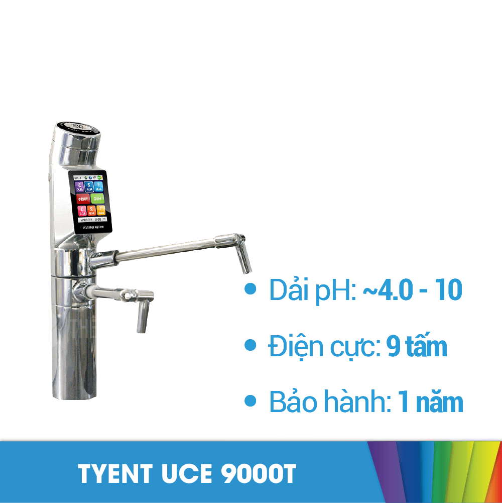 Máy lọc nước điện giải iON kiềm Tyent Uce 9000T