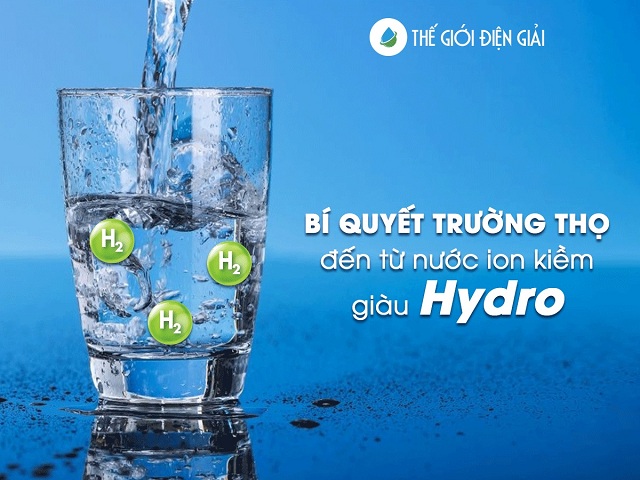 Hydro hòa tan trong nước ion kiềm được chứng minh là mang đến nhiều lợi ích tốt cho sức khỏe