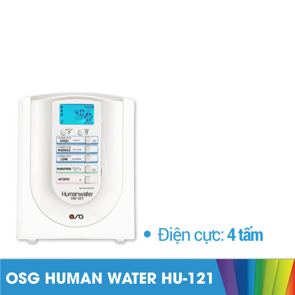 Máy lọc nước ion kiềm OSG Human Water HU-121 Nhật Bản