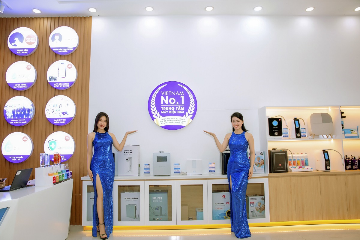 Showroom máy lọc nước iON kiềm Lâm Đồng 