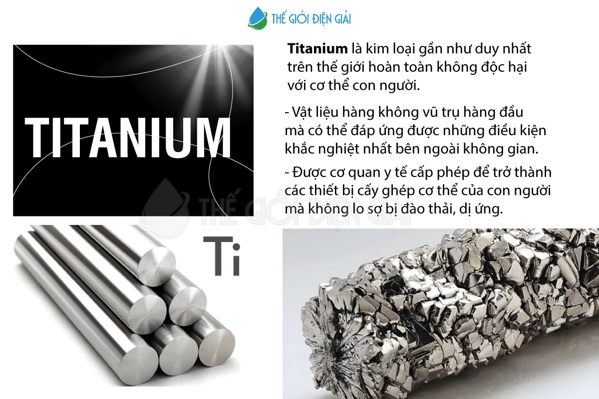 Titan phủ Platinum là chất liệu tốt nhất để chế tạo tấm điện cực 