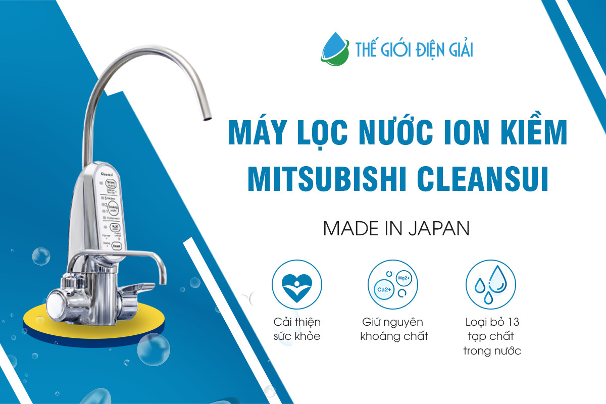 Có nên mua máy lọc nước ion kiềm Mitsubishi Cleansui EU301 không?