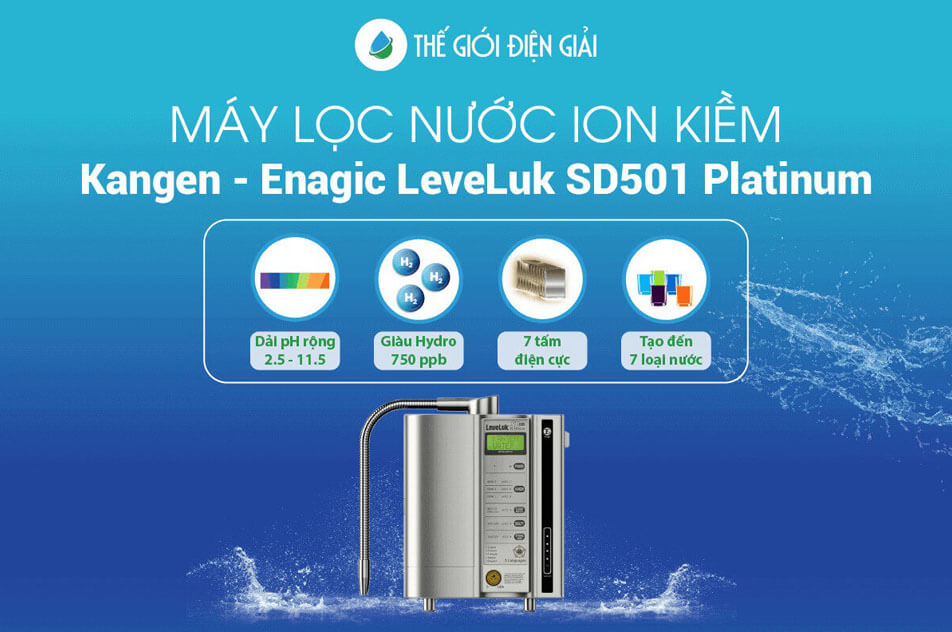 Máy lọc nước Kangen SD501 Platinum