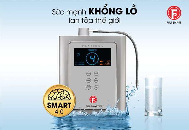 máy lọc nước ion kiềm fuji smart p8 nhật bản có tốt không