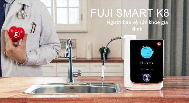Máy lọc nước iON kiềm Fuji Smart K8 