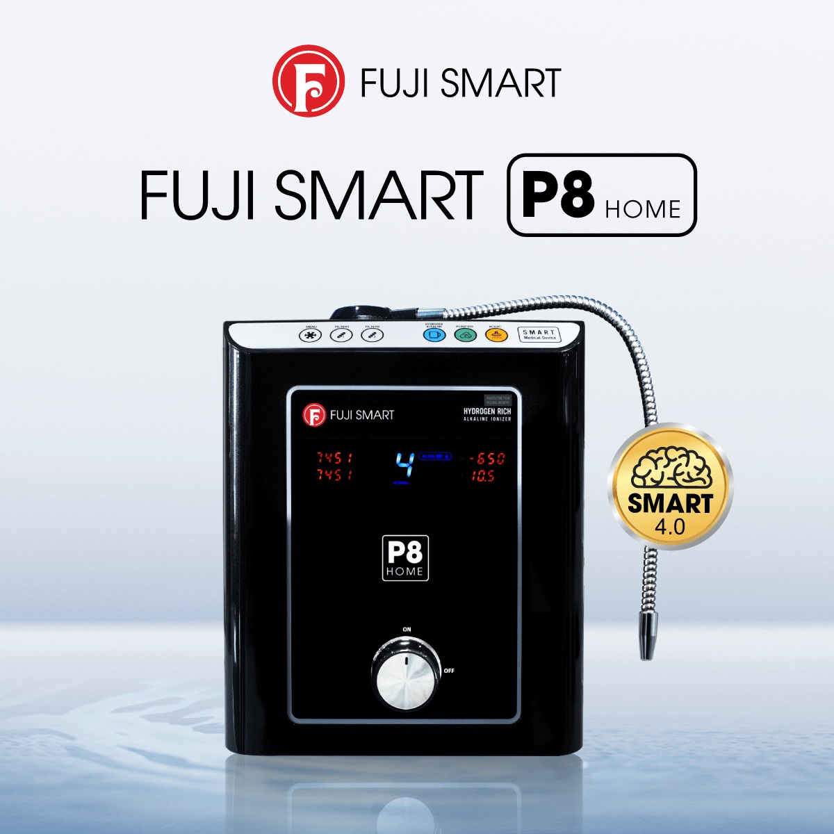 Máy lọc nước ion kiềm Fuji Smart P8 Home 