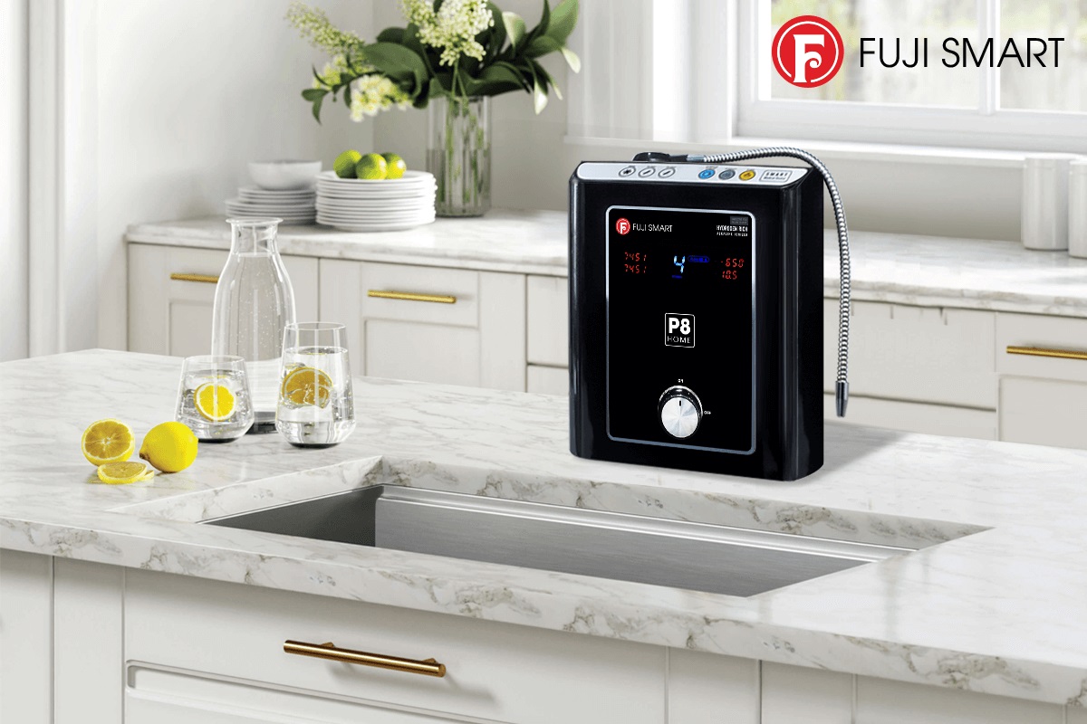 Thiết kế máy lọc nước ion kiềm Fuji Smart P8 Home đơn giản, sang trọng