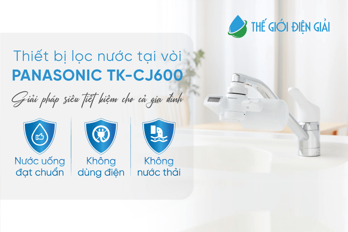 Máy lọc nước tại vòi Panasonic TK-CJ600 có tạo nước uống trực tiếp tại vòi không?
