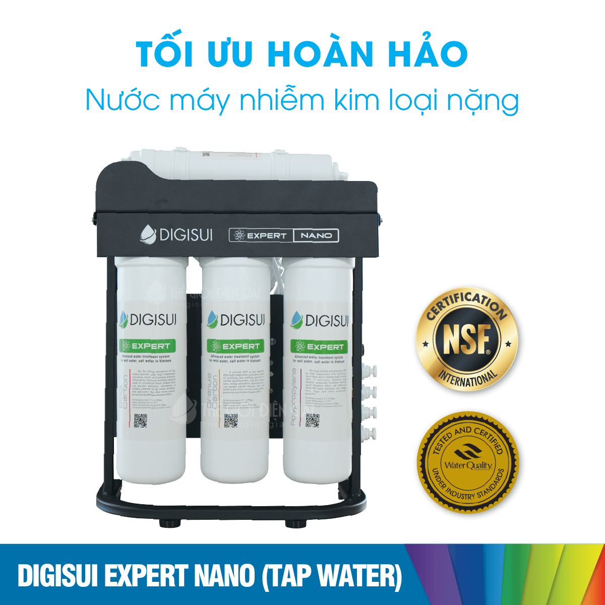 Chứng nhận của Digisui Expert Nano Tap Water 