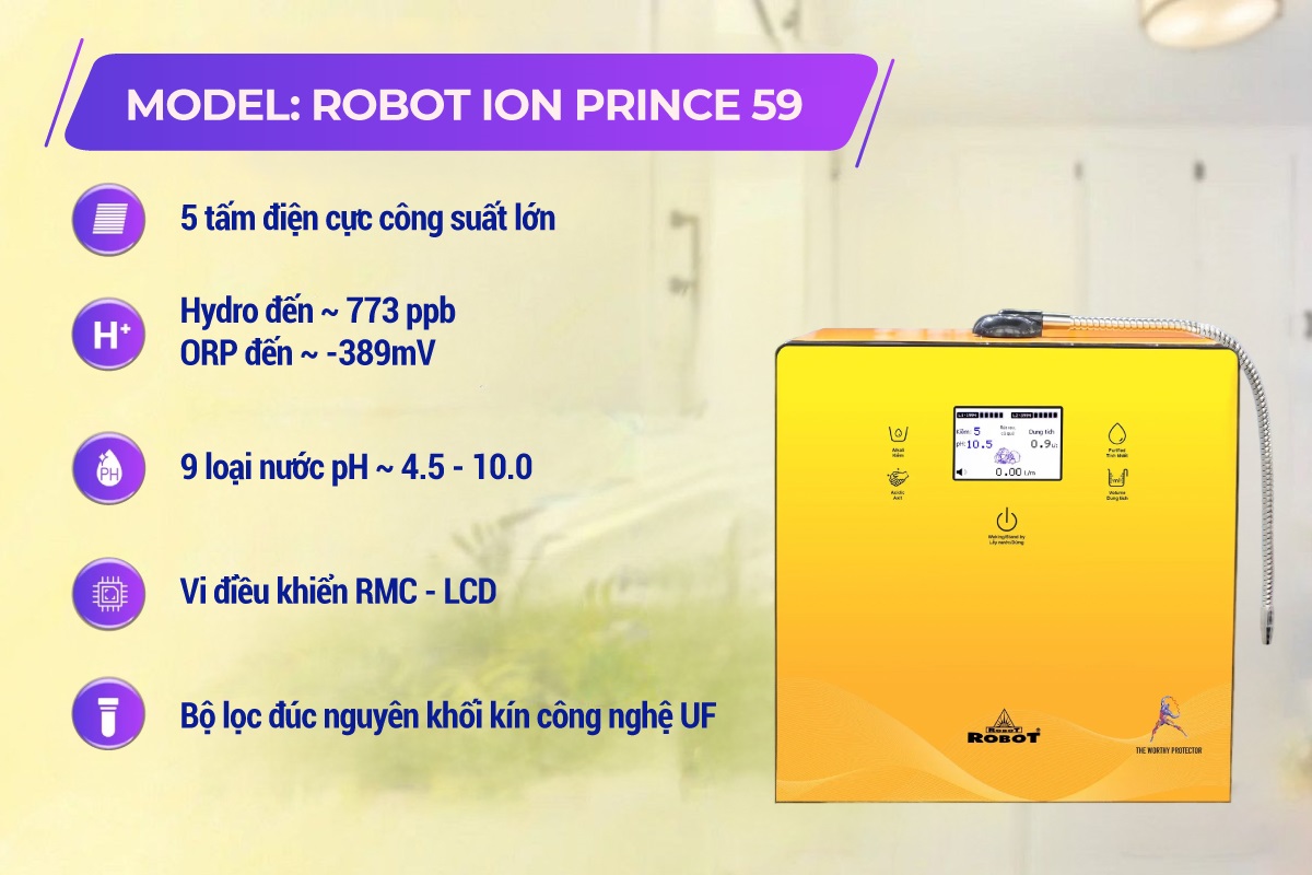 Ưu điểm của Robot ionPrince 59 