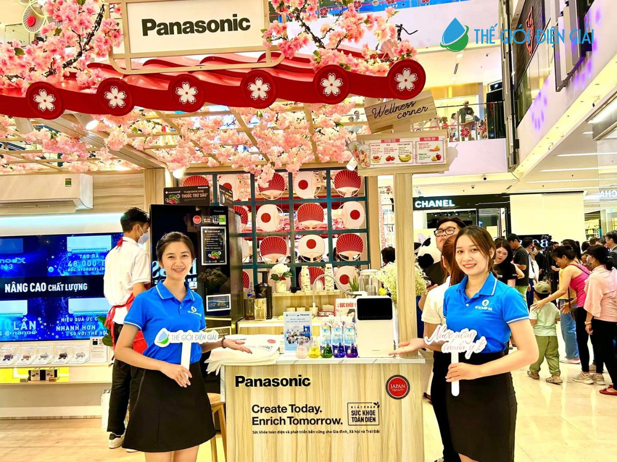 Panasonic mang đến sự kiện rất nhiều dòng sản phẩm gia dụng hiện đại được khách hàng yêu thích