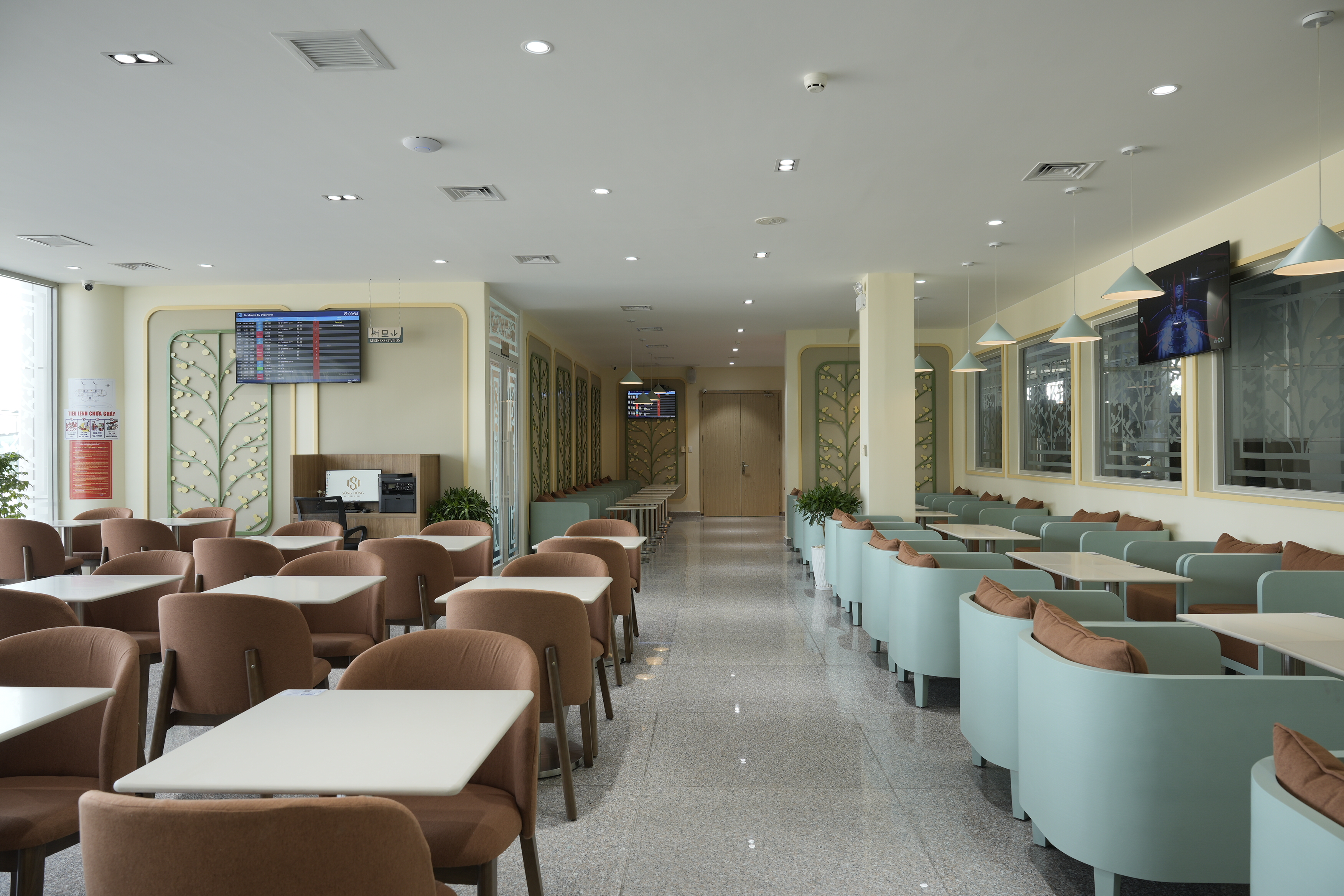 Không gian phòng chờ Mimosa Business Lounge - Sân bay Liên Khương