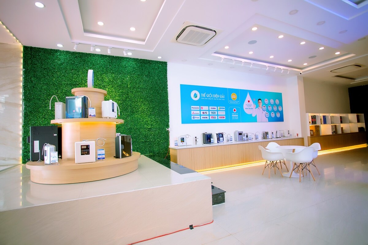 Showroom máy lọc nước iON kiềm Khánh Hòa khang trang rộng rãi 