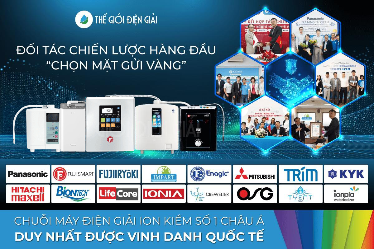 Thế Giới Điện Giải cung cấp sản phẩm chính hãng của nhiều thương hiệu nổi tiếng cam kết máy điện giải iON kiềm nóng lạnh Robot UHC - 6911 giá tốt nhất