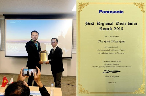 Thế Giới Điện Giải được vinh danh tại hội nghị nhà phân phối toàn cầu Panasonic