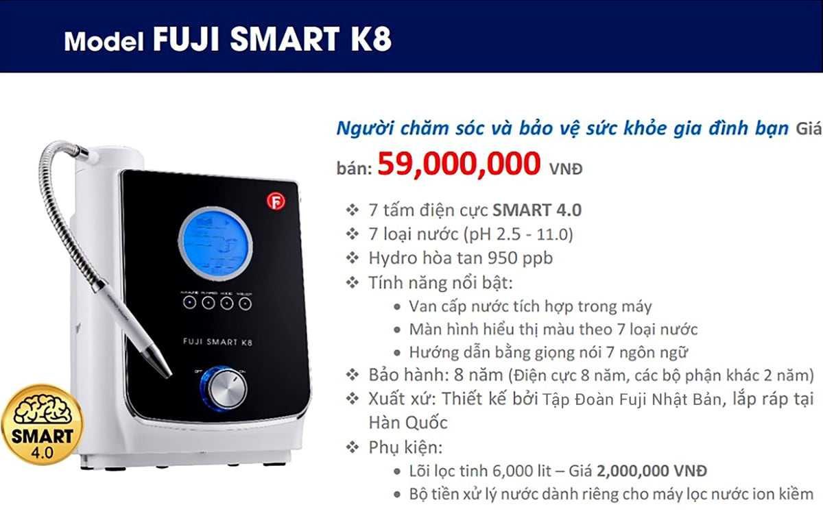 máy lọc nước fuji model nào rẻ nhất có nên mua máy lọc nước giá rẻ hay không