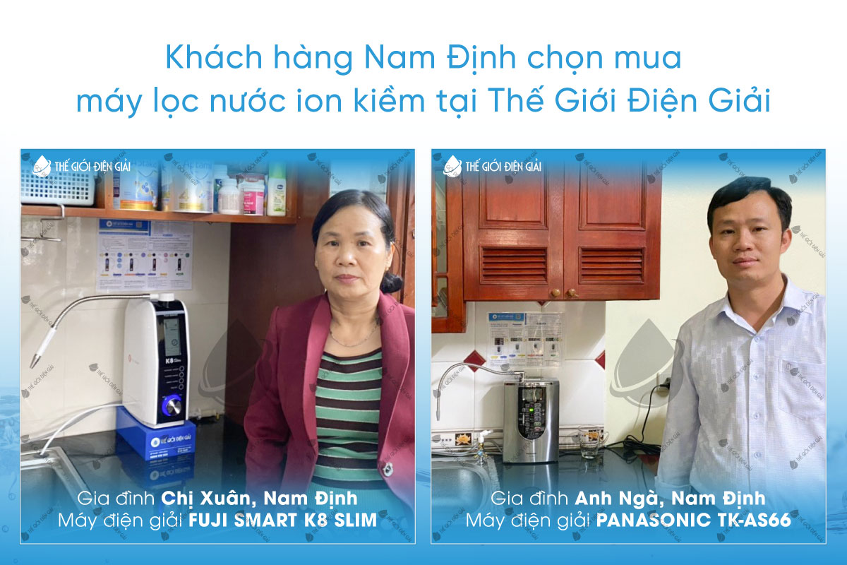 Thế Giới Điện Giải là nơi bán máy lọc nước ion kiềm tại Nam Định tốt nhất