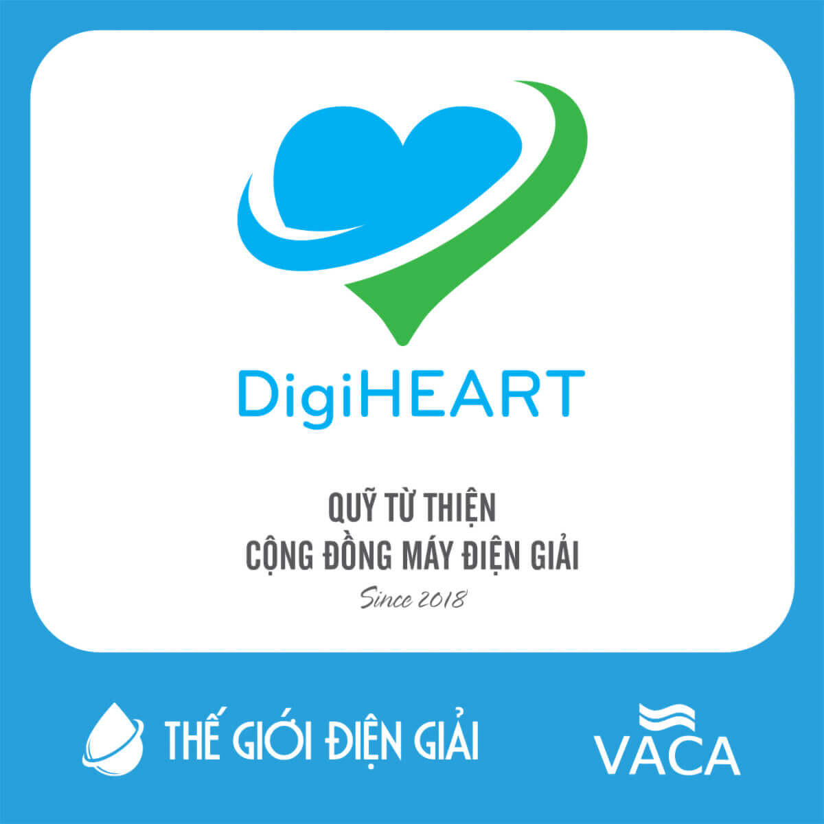 DigiHeart – Quỹ từ thiện cộng đồng máy điện giải – Since 2018