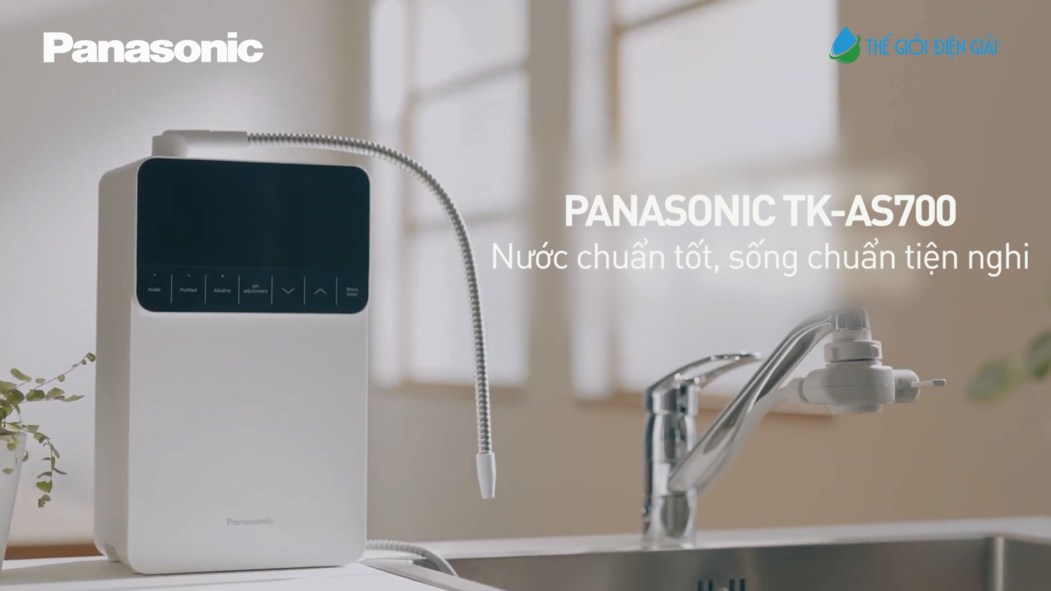 Máy lọc nước iON kiềm Panasonic TK-AS700 có gọn không?