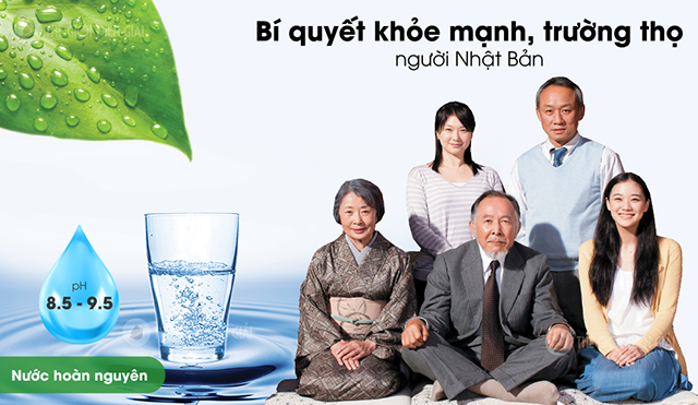 Nước uống “hoàn nguyên” Nhật Bản