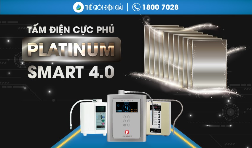 Tấm điện cực Titan phủ Platinum Smart 4.0