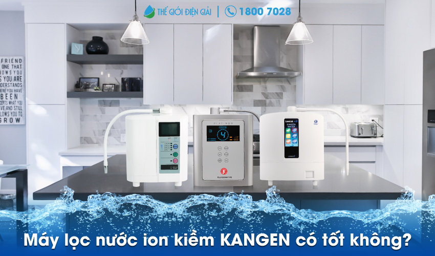 Hình ảnh 3 sản phẩm máy lọc nước Kangen