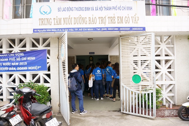 Trung tâm Nuôi dưỡng Bảo trợ Trẻ em Gò Vấp có địa chỉ tại 45 Nguyễn Văn Bảo, Phường 4, Quận Gò Vấp, TP HCM