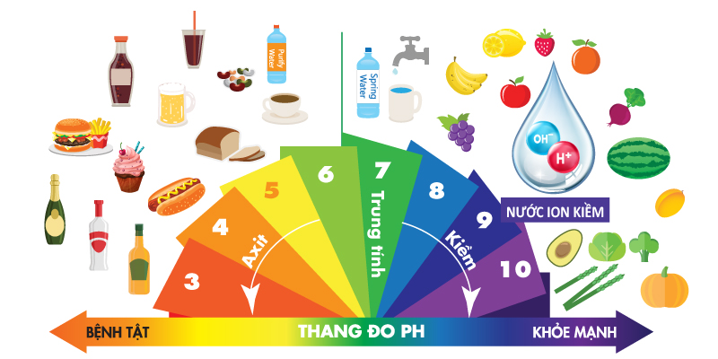 Thang đo pH của các loại thực phẩm
