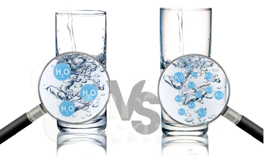 So sánh nước Kangen với nước thường