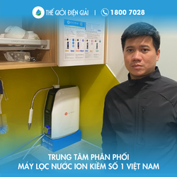Anh Khánh, Thanh Xuân, Hà Nội lắp máy lọc nước ion kiềm Fuji Smart K8 Slim