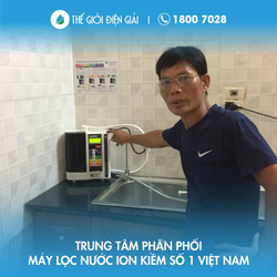 Anh Tùng tỉnh Lạng Sơn lắp đặt máy lọc nước ion kiềm Kangen - Leveluk SD501 tốt cho sức khỏe