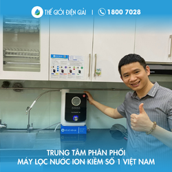 Anh Nguyễn Kim Hùng huyện Gia Bình Tỉnh Bắc Ninh lắp máy lọc nước ion kiềm Fuji Smart K8 chính hãng