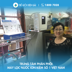 Cô Hằng, quận 4, Tp. Hồ Chí Minh lắp máy lọc nước ion kiềm Fujiiryoki HWP-77