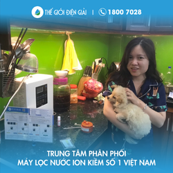 Gia đình anh Phú, Gò Vấp, Tp. Hồ Chí Minh lắp máy lọc nước ion kiềm Fujiiryoki HWP-77 siêu Hydro
