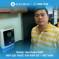 Gia đình chị Nguyễn Thị Bình Yên Quận 9 TP Hồ Chí Minh lắp máy lọc nước ion kiềm Fuji Smart K8 giàu hydro