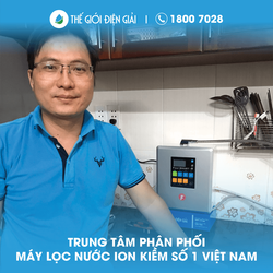 Anh Trương Quốc Huy, thị xã Phú Mỹ, Bà Rịa Vũng Tàu lắp máy lọc nước ion kiềm Fuji Smart i9