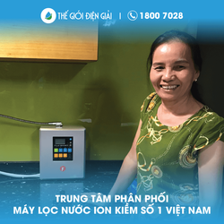 Gia đình anh Hải, quận Phú Nhuận, Tp. Hồ Chí Minh lắp máy lọc nước ion kiềm Fuji Smart i9 chính hãng