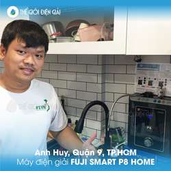 Anh Huy, Quận 9, Tp.Hồ Chí Minh lắp đặt máy lọc nước ion kiềm Fuji Smart P8 Home chính hãng giá rẻ
