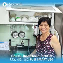 Cô Chi, Bình Thạnh, Tp. Hồ Chí Minh lắp máy lọc nước ion kiềm Fuji Smart U60