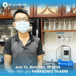 Anh Tú, Bình Tân, TP HCM lắp máy điện giải Panasonic TK-AS45