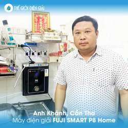 Anh Khánh, Cần Thơ lắp máy điện giải Fuji Smart P8 Home giá rẻ