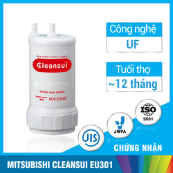 Lõi lọc máy lọc nước ion kiềm Mitsubishi Cleansui EU301 thay ở đâu tốt nhất?