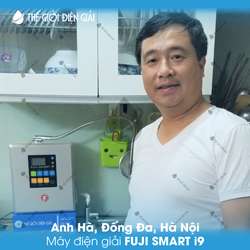 Anh Hà, Hà Nội lắp đặt máy lọc nước ion kiềm Fuji Smart i9