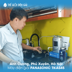 Anh Cương, Phú Xuyên, Hà Nội lắp đặt máy lọc nước ion kiềm Panasonic TK-AS45