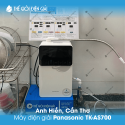 Anh Hiền, Cần Thơ lắp đặt máy lọc nước ion kiềm Panasonic TK-AS700