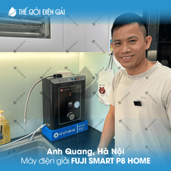 Anh Quang, Hà Nội lắp đặt máy lọc nước ion kiềm Fuji Smart P8 Home