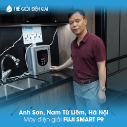 Anh Sơn, Nam Từ Liêm, Hà Nội lắp máy lọc nước iON kiềm Fuji Smart P9